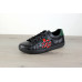 Gucci Snake Embroidered Sneaker Black