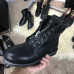 Balmain Zipper Sneakers Black Boots