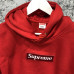 Supreme Hooded Sweater Unisex Red